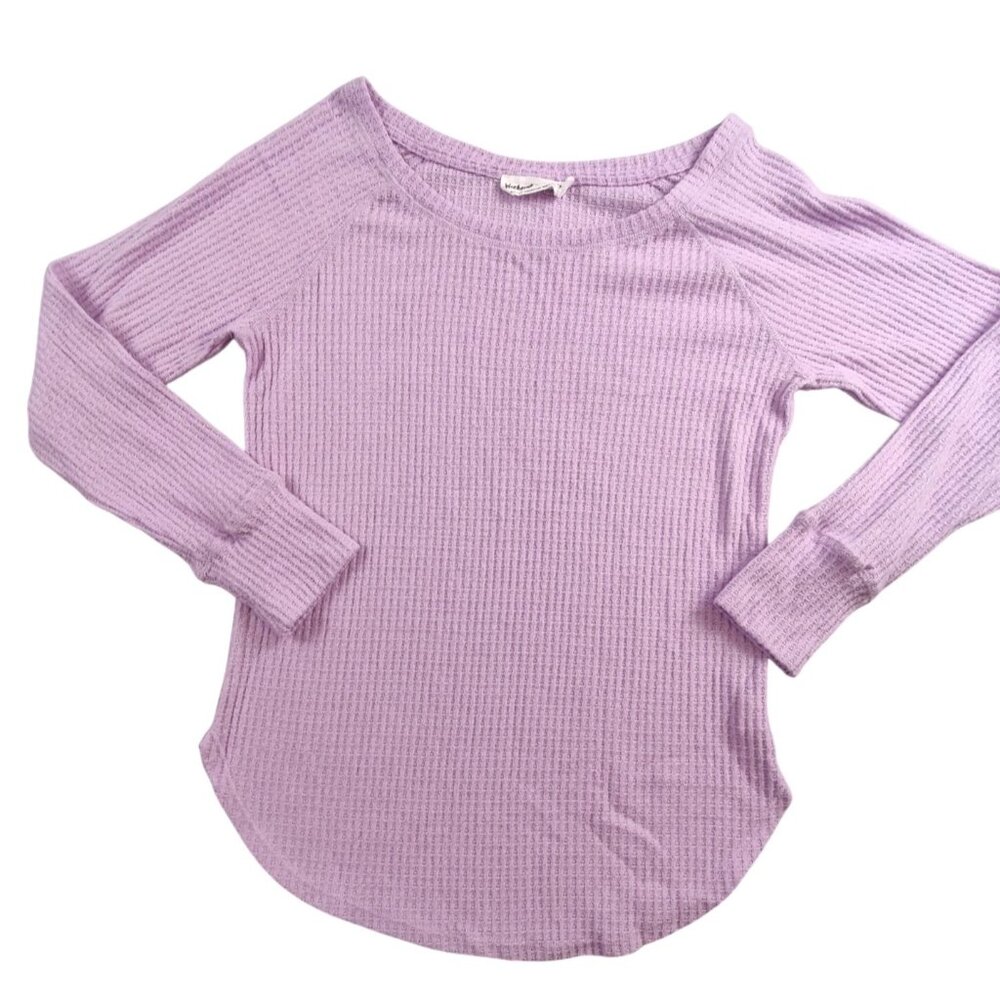 Weekend Edition Women's Lavender Thermal Shirt Size M